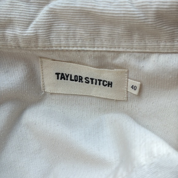 Taylor Stitch The Western Shirt in Natural Pincord corduroy ivory organic 40 - Picture 2 of 9